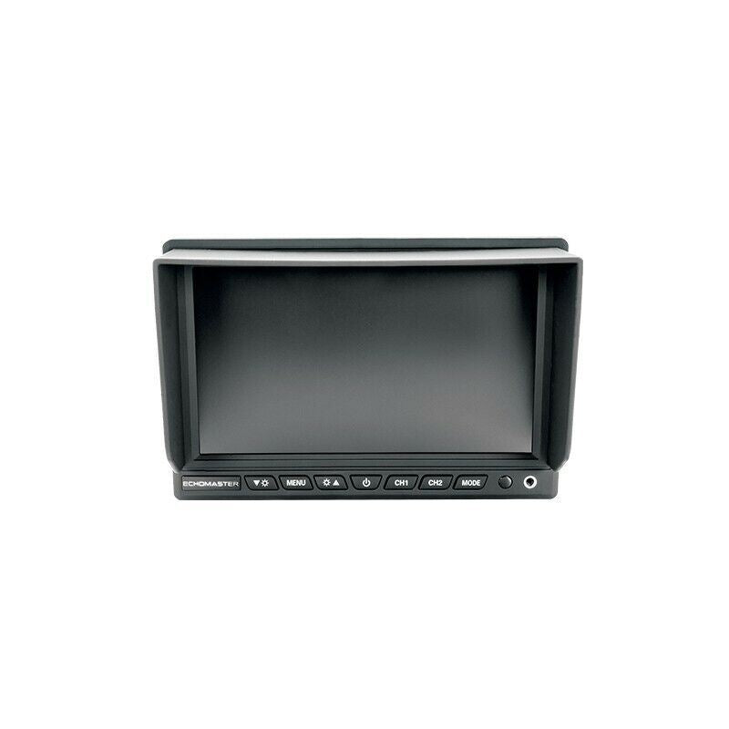 EchoMaster PMON-7022-AHD 7 Inch AHD Monitor with 2 Channel Video Inputs and Remote Control