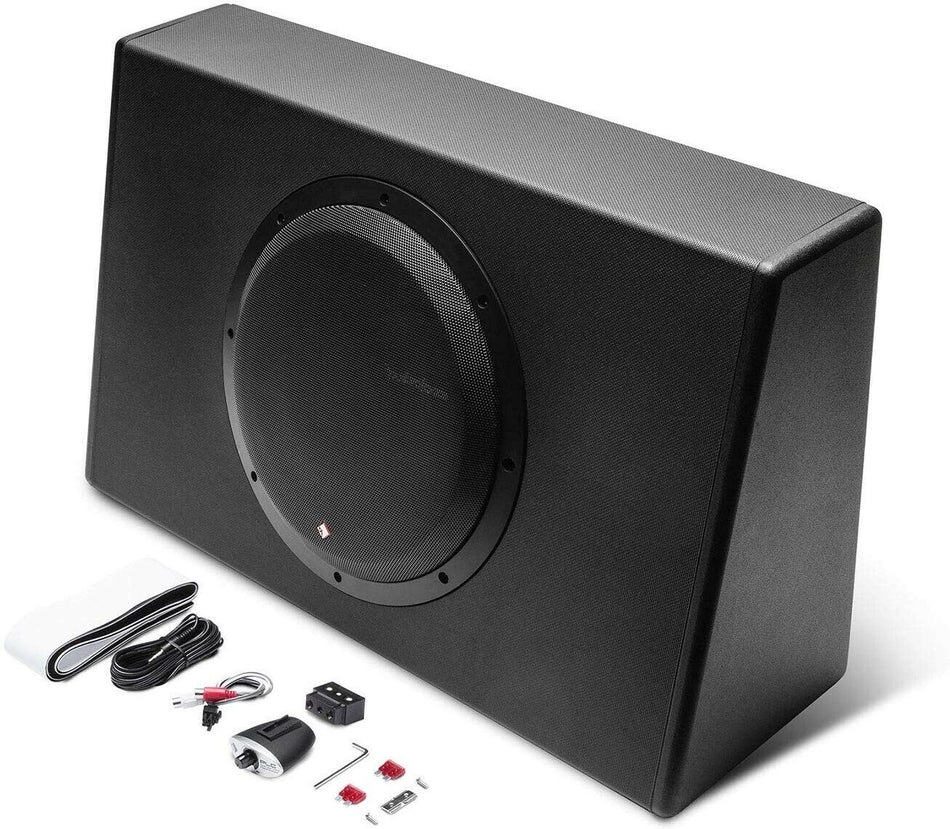 Rockford Fosgate P300-12T Punch Single 12 Inch Powered Subwoofer Truck Enclosure