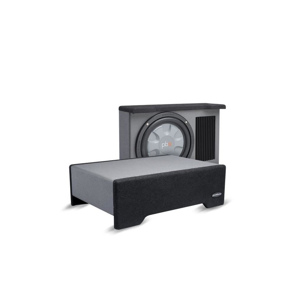 PowerBass PS-ADF110T Auto sound Single 10 Inch 175 watt Amplified Down Firing Enclosure