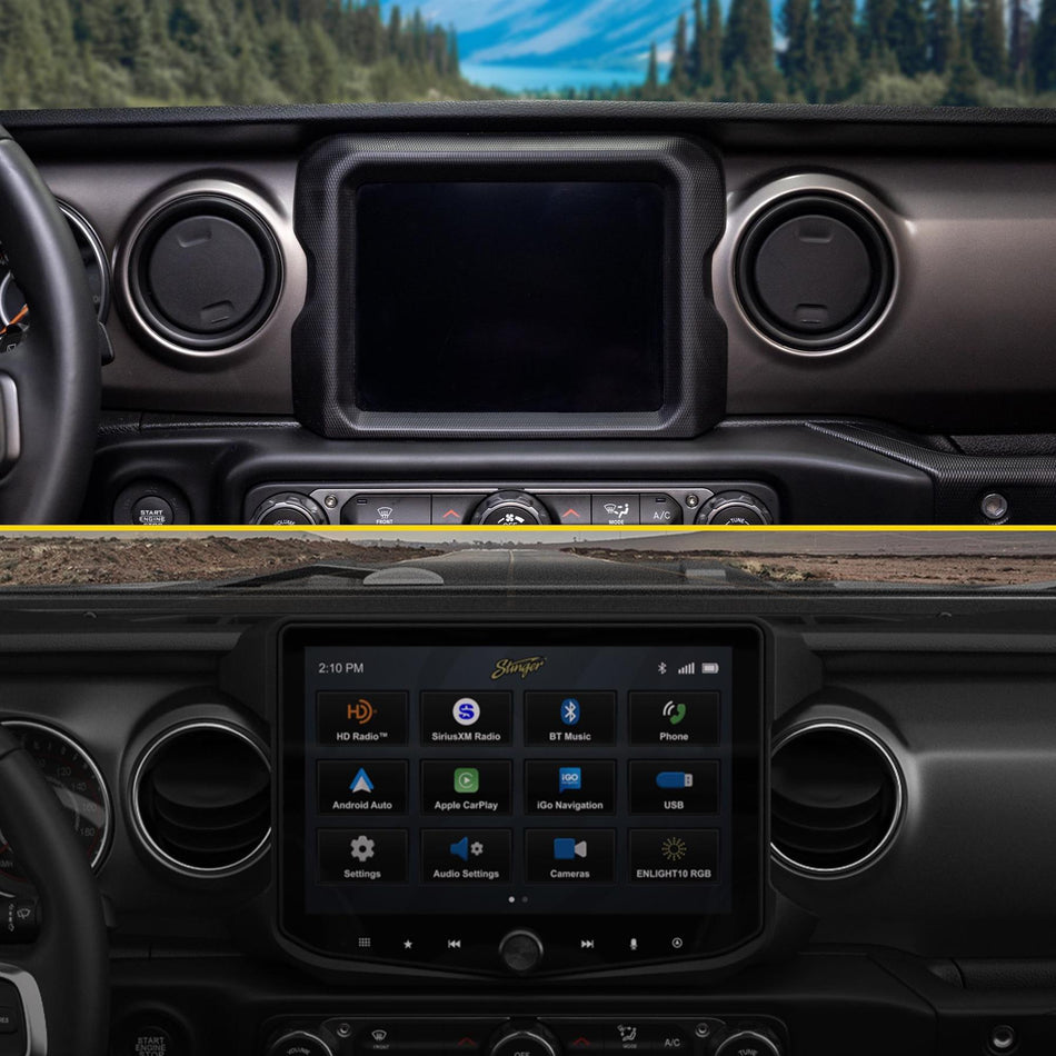 Stinger SRK-JW18HX Integration & Installation Kit for Horizon10 Jeep Wrangler