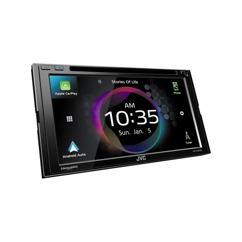 JVC KW-V960BW 6.8" Multimedia DVD Receiver Double-DIN Apple CarPlay/Android Auto