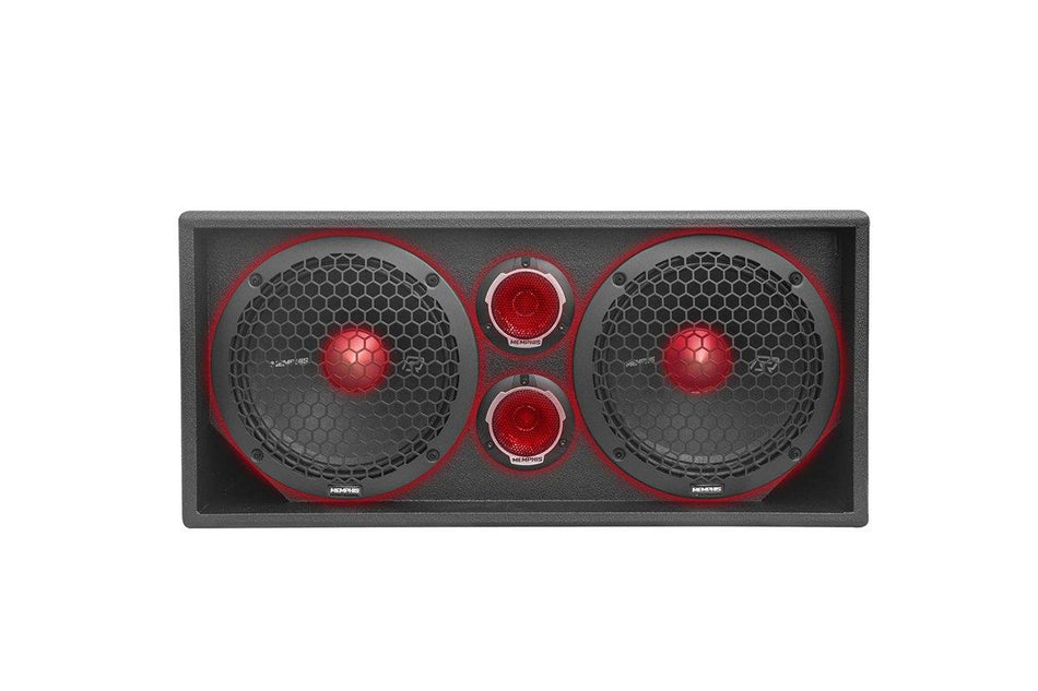 Memphis SRXPE10D4T 10" Dual Loaded Subwoofer with Tweeter 1000W Peak 500W RMS
