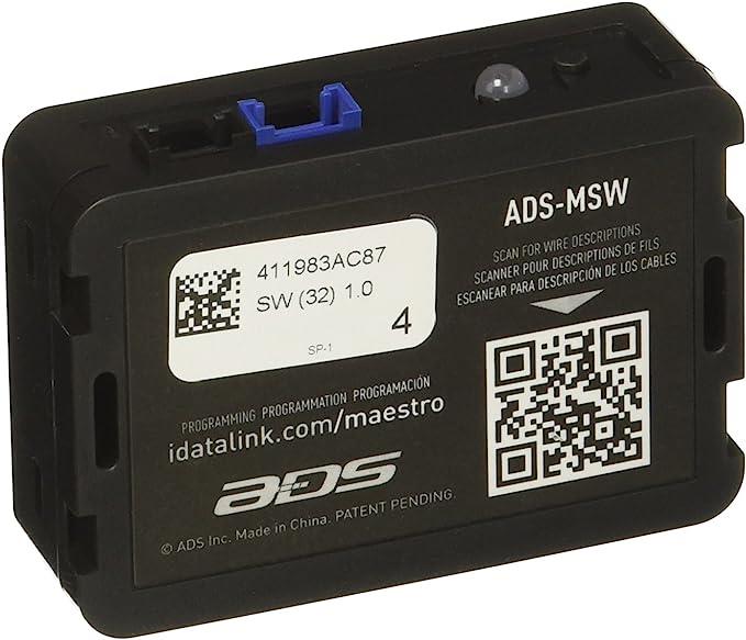 iDatalink Maestro SW ADS-MSW Universal Steering Wheel Integration 1998+