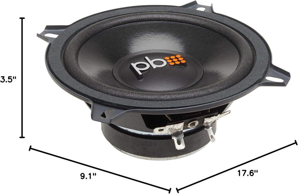 PowerBass S-50C 5.25-inch woofer detail