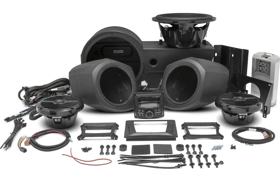 Rockford Fosgate GNRL-STAGE3 Stereo Amp Speakers Subwoofer Compatible with Polaris General