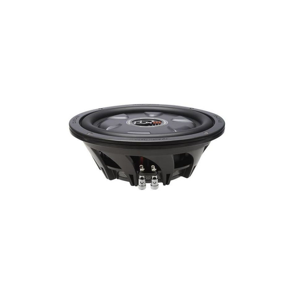 PowerBass XL-1040TD 10 Inch DVC Shallow Mount Subwoofer 350 Watts RMS with Terminals