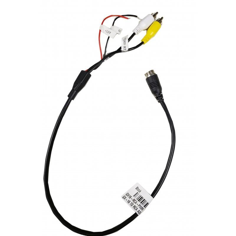 EchoMaster GX16-RCA-PWR GX 16 Analog To RCA Adapter with Power and AV Connection