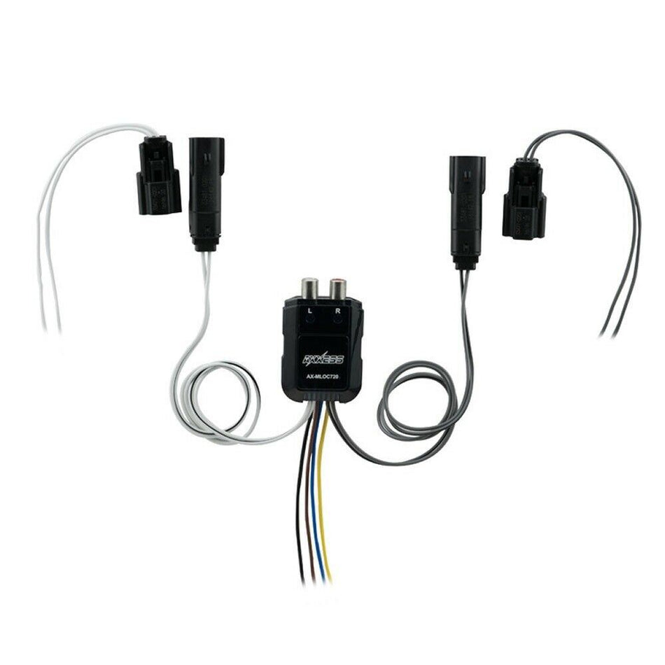 Axxess AX-MLOC-HD1 80W 2 Channel Line Output Converter Compatible with Harley Davidson