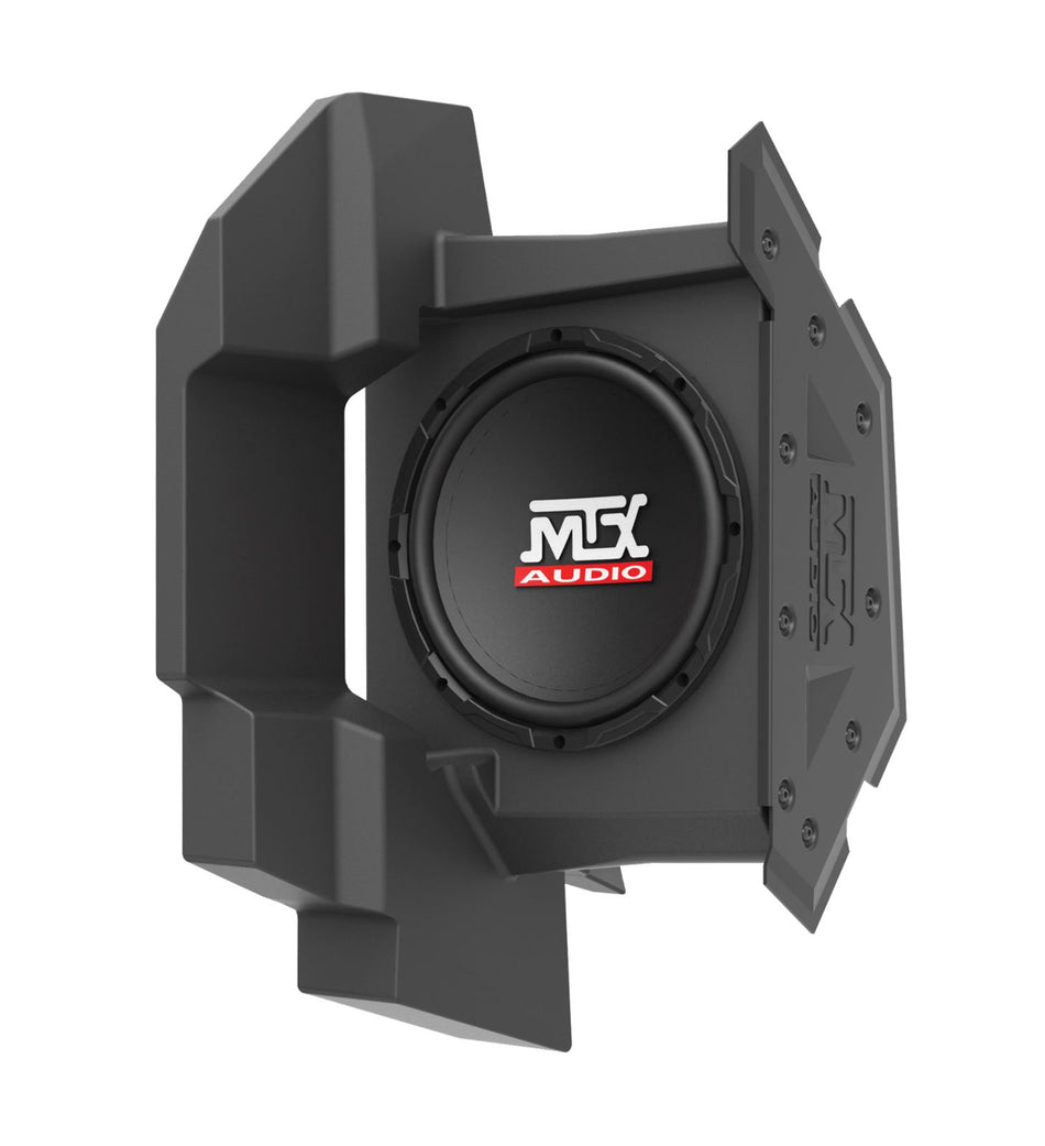 MTX GENERAL-10 10 Inch Amplified Subwoofer and Enclosure Sub Kit Compatible with Polaris