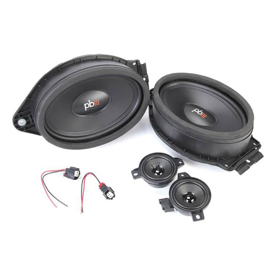 PowerBass OE69C-GM 6 X 9 Inch OEM Replacement Component Speaker Compatible with Chevy GMC