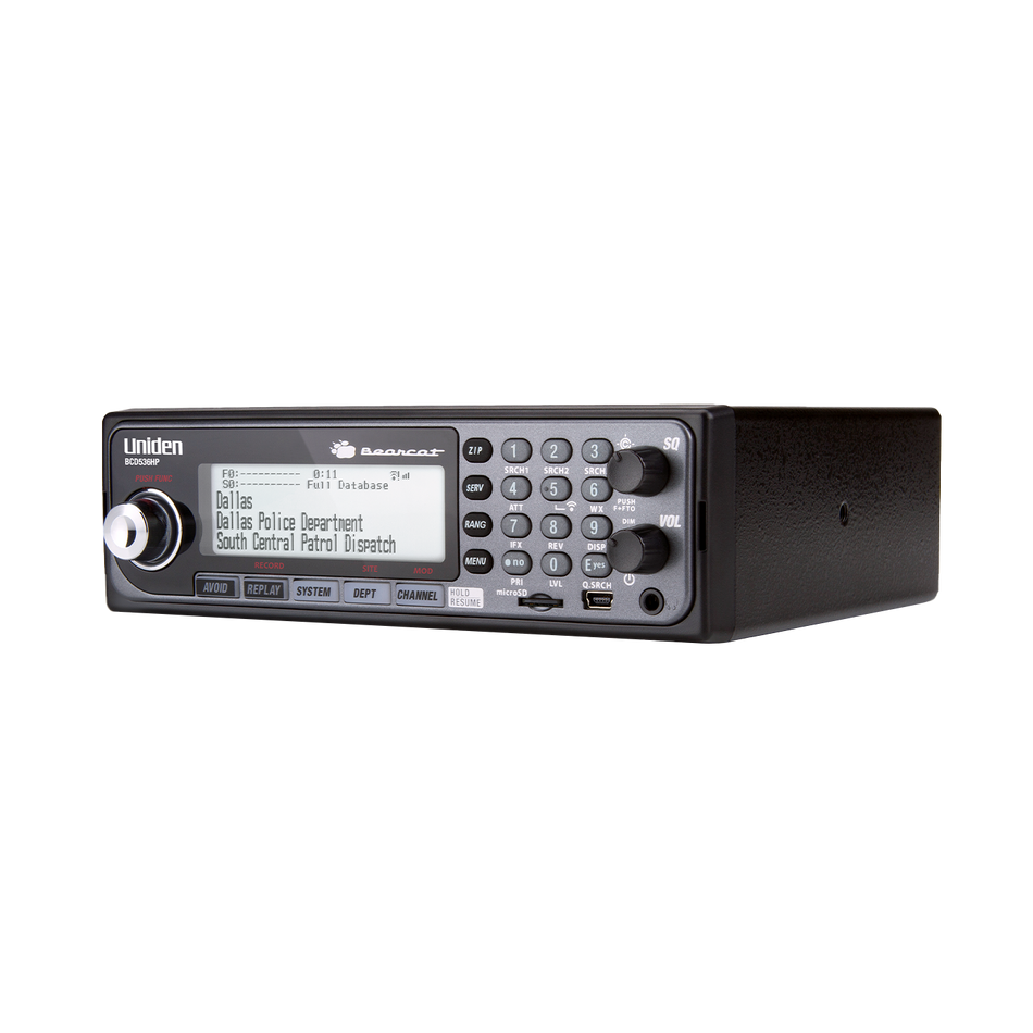 Uniden BCD536HP Mobile/Base Self Program Digital Police Scanner Trunking Wi-Fi