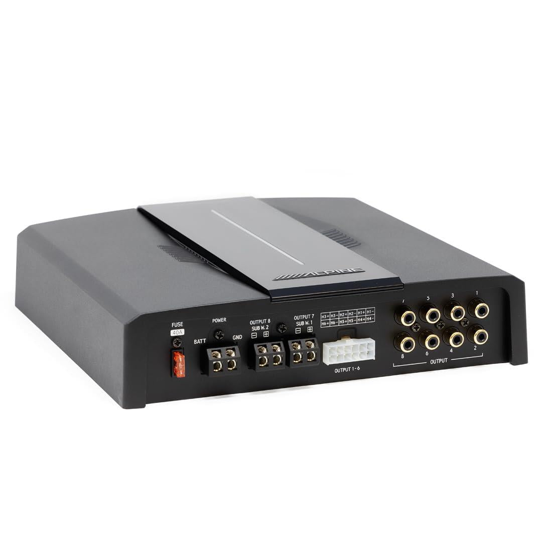 Alpine PXE-C80-88 OPTIM8 8-Channel Digital Sound Processor Amplifier Auto Tuning