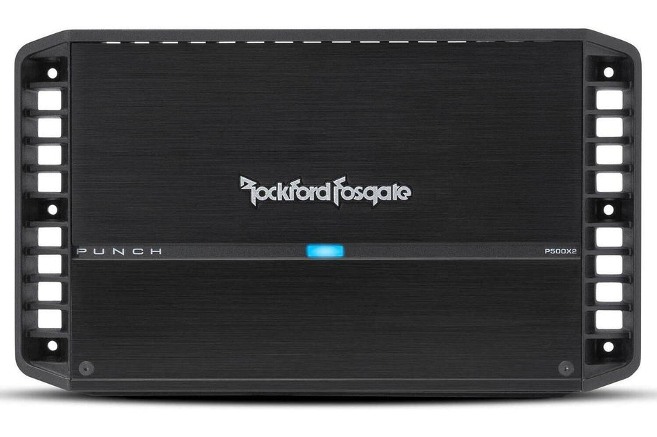 Rockford Fosgate P500X2 Punch 500 Watt 2 Channel Amplifier Marine Audio
