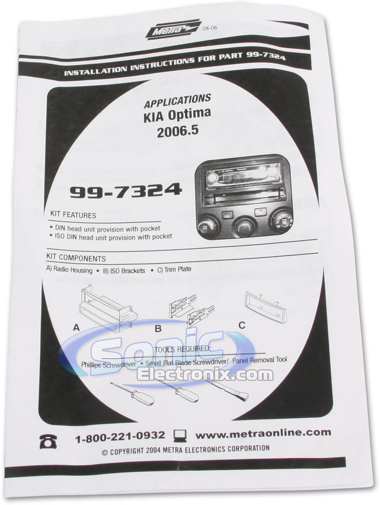 Metra 99-7324 installation instructions