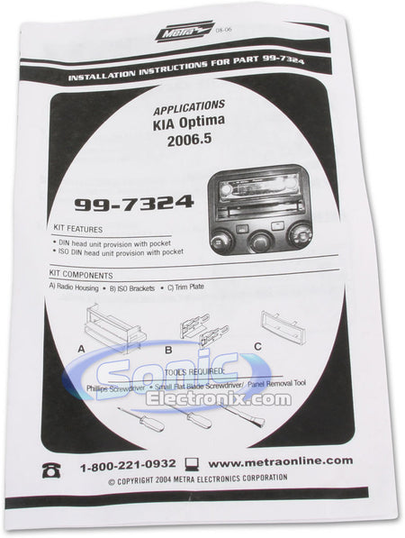Metra 99-7324 installation instructions