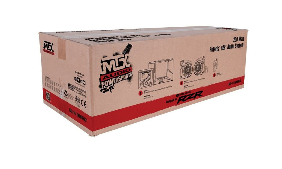MTX RZR-14-THUNDER2 Audio System for 2014+ RZR