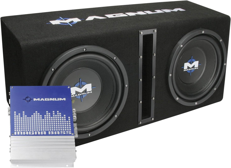 MTX MB210SP Dual 10'' Vented Enclosure w/ High Output Amplifier