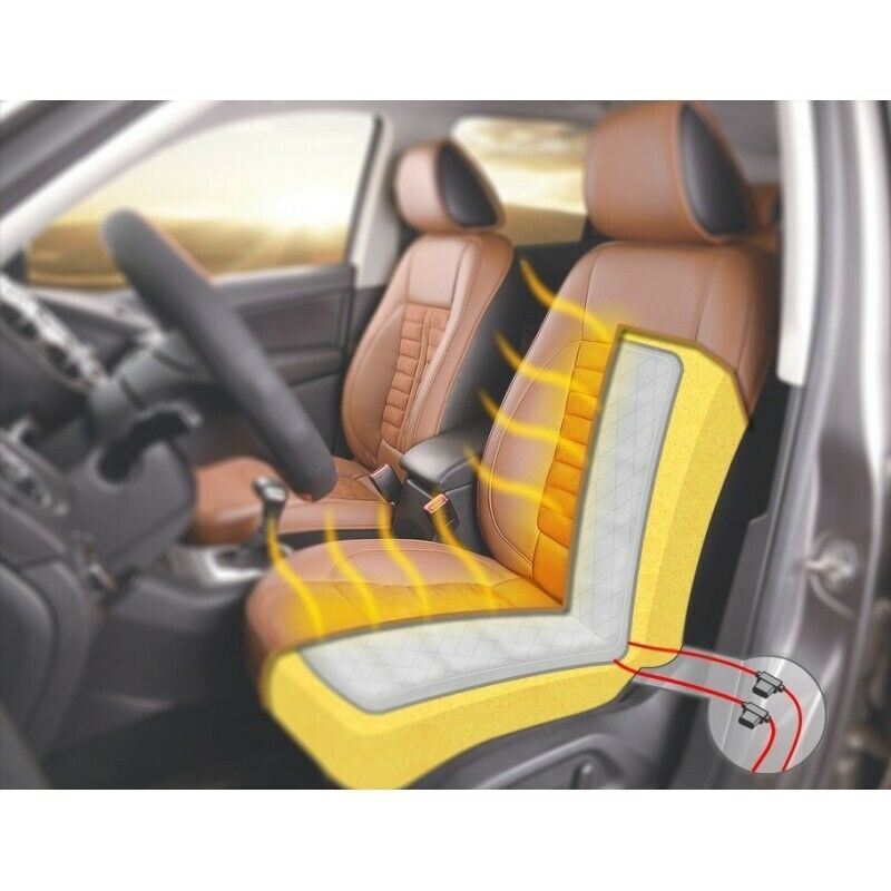 EchoMaster PHSK-2L Carbon Fiber Heated Seat Kit with High Quality Heating Elements