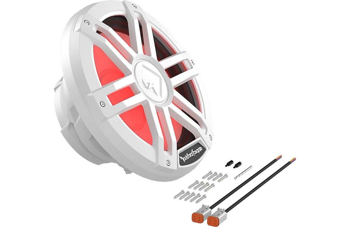 Rockford Fosgate M1D2-12 Color Optix 12 Inch DVC 2 Ohm Multicolor LED Marine Subwoofer