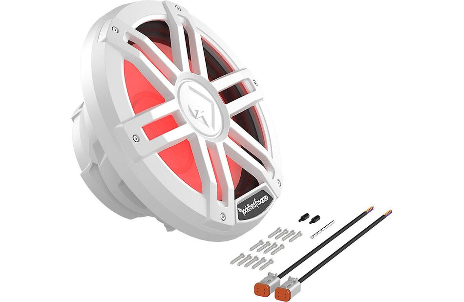 Rockford Fosgate M1D2-12 Color Optix 12 Inch DVC 2 Ohm Multicolor LED Marine Subwoofer
