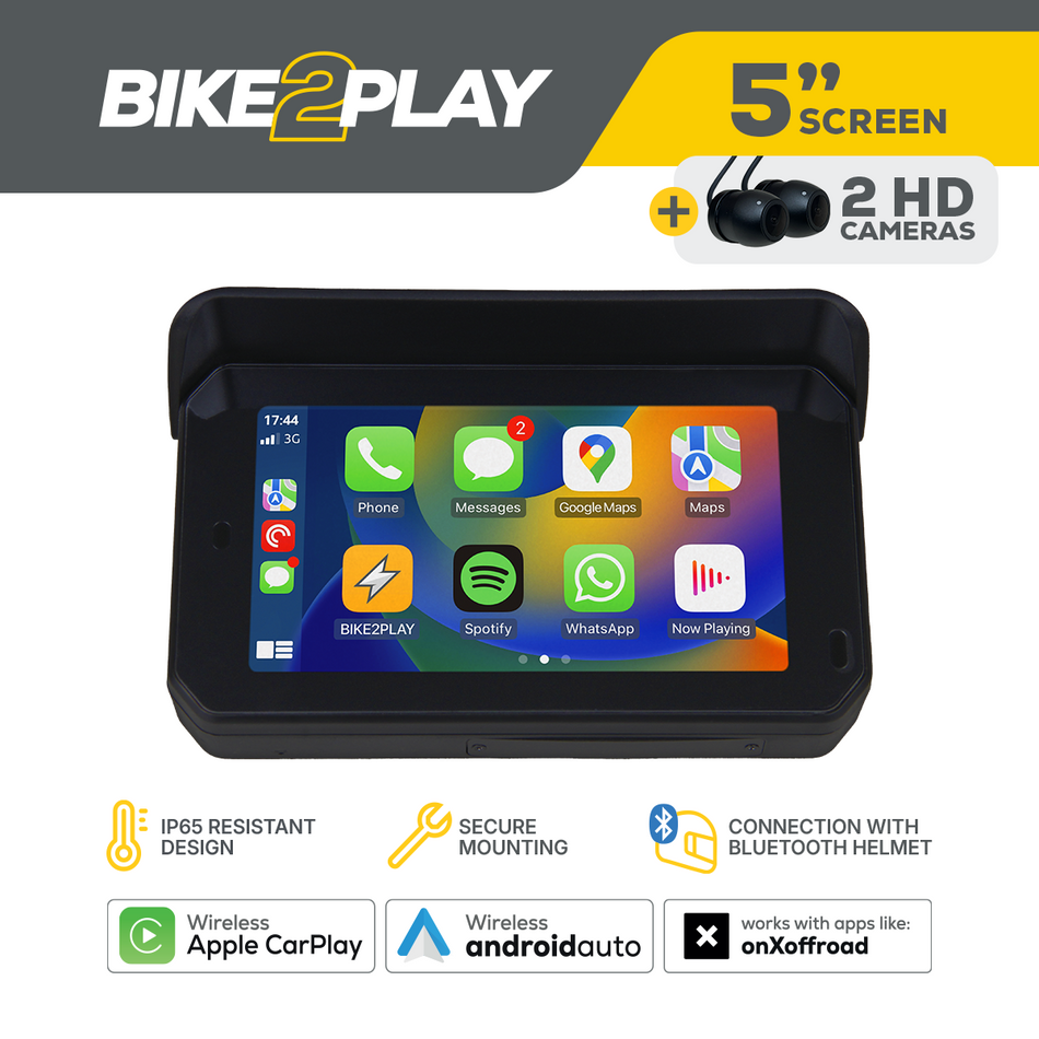 ZZ2 Bike2Play B2P-DVR display and DVR camera kit