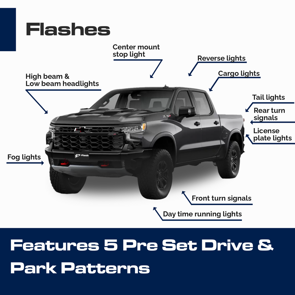 Z-Flash LCM plug-in GM vehicle flasher module