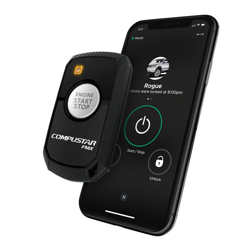 Compustar RFX-2WR3-FM complete remote and DroneMobile LTE upgrade kit