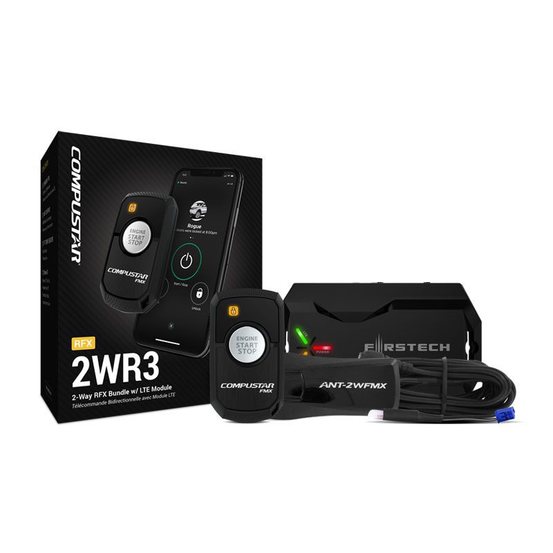 Compustar R3 two-way and backup one-way remotes