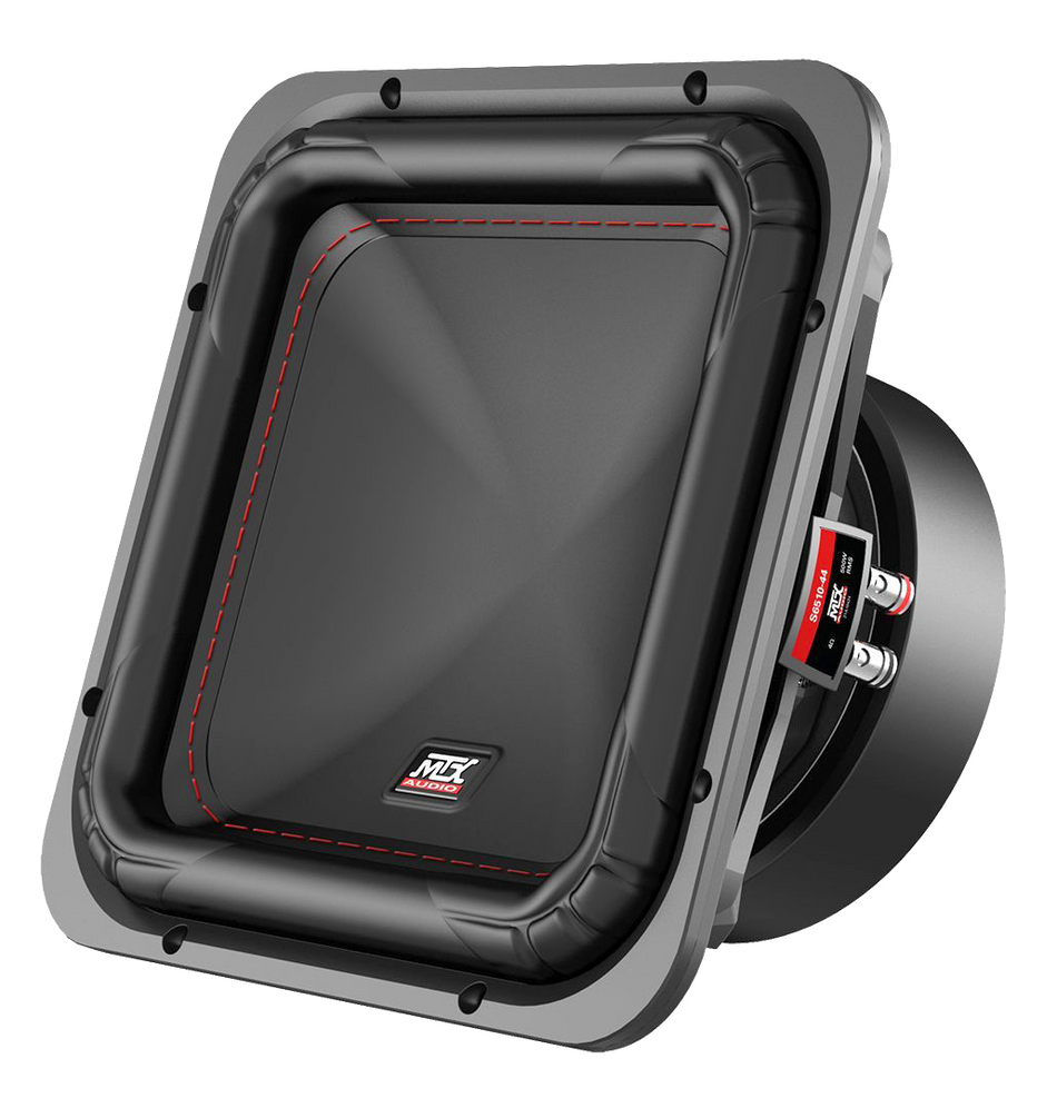 MTX S6510-44 Square 10" Subwoofer - Dual 4 Ohm (500W RMS)