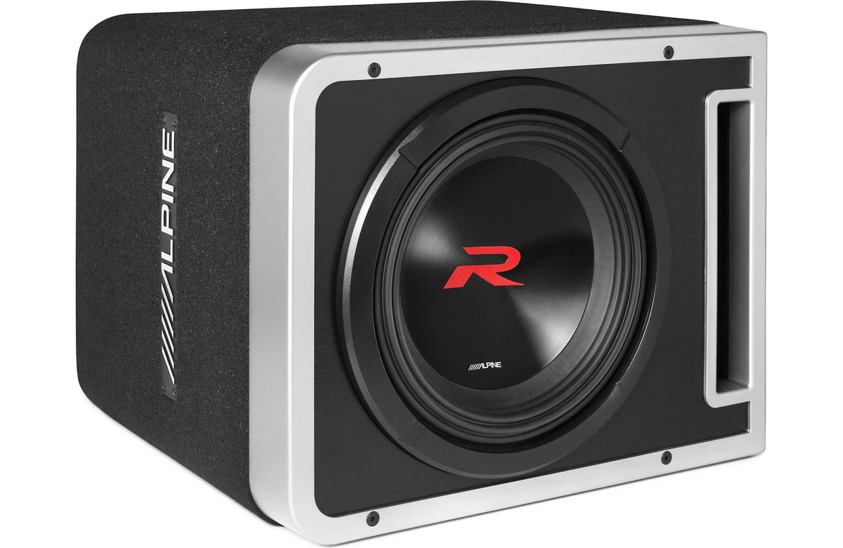 Alpine R2-SB10V R-Series 10" Loaded Subwoofer Enclosure DVC 2250W Peak 750W RMS