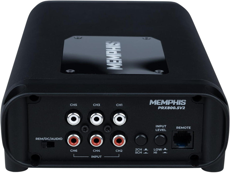 Memphis Audio PRX800.5V2 Amplifier 5-Channel Class D with LED 800W RMS Power