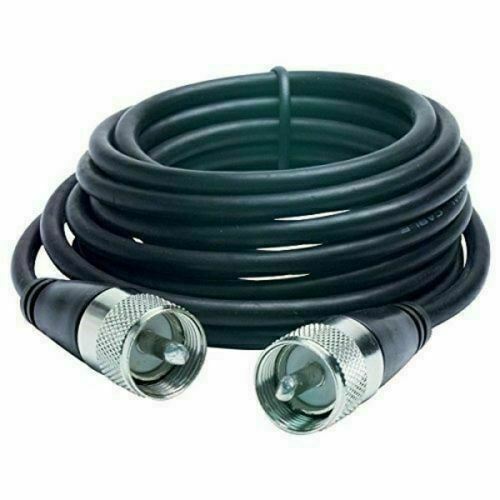 ProTrucker PTRG58-100 100 Feet Roll UHF Coax PL 259 Connectors CB Radio Ham Antenna