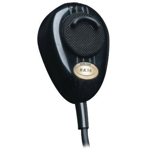Road King RK56B 4 Pin Dynamic Noise Canceling CB Microphone Black Boxed