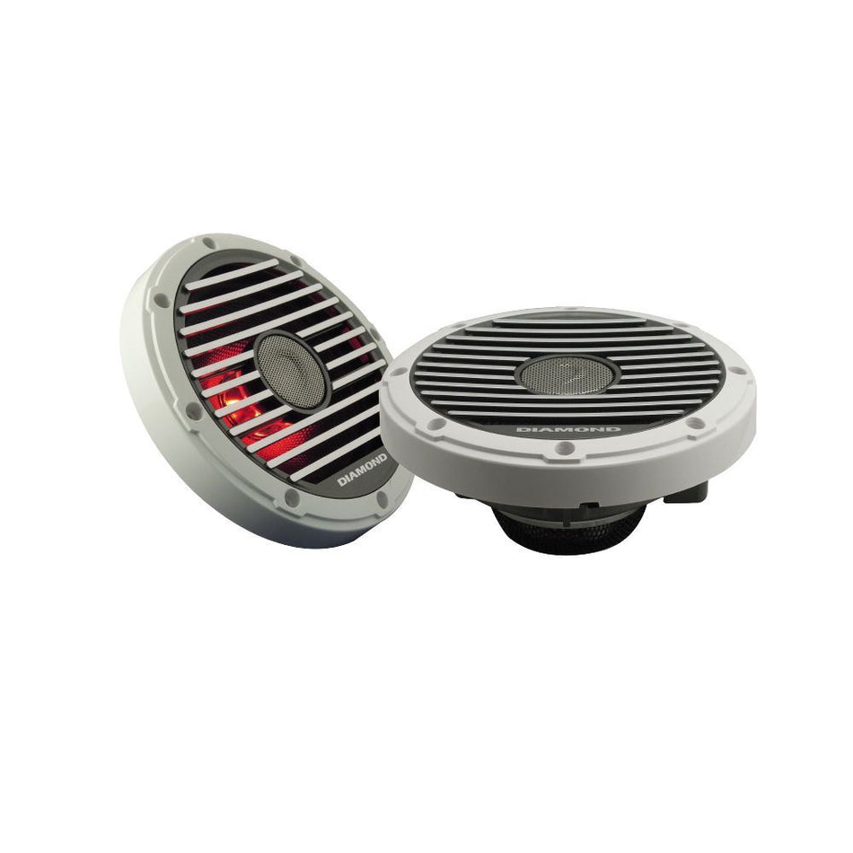 Diamond Audio HXM65 Motorsport Hex 6.5 Inches 2-Way Titanium Dome Speaker 75W