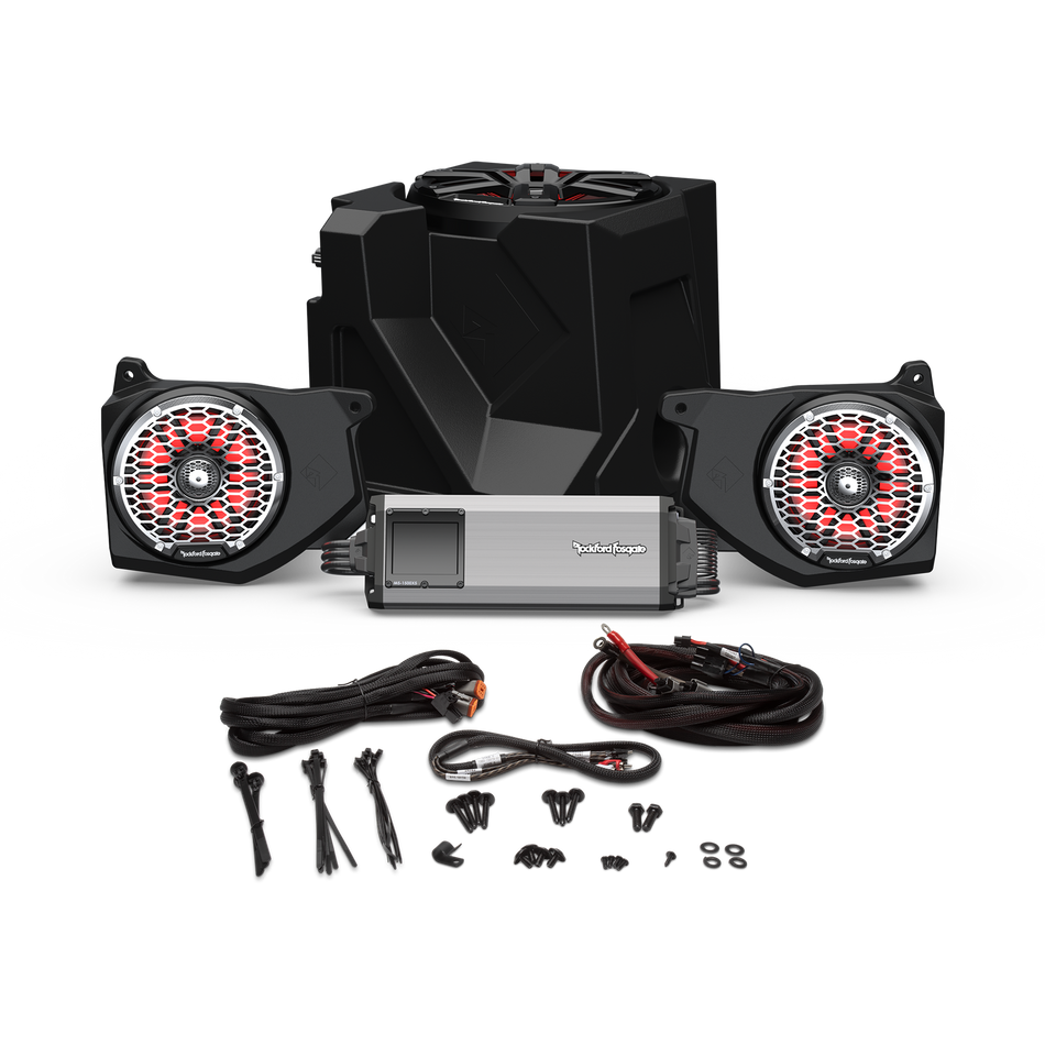 Rockford Fosgate RNGR18RC-STG5 Stage-5 Audio System for Ride Command Polaris Rangers