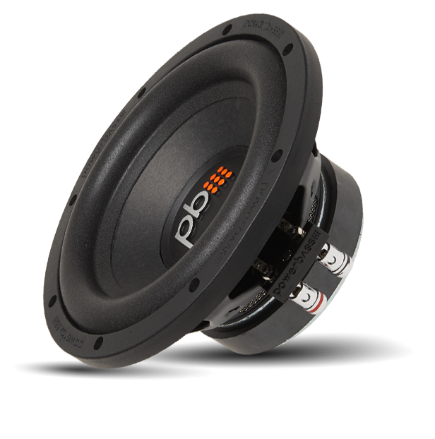 PowerBass S-84 S Series 8 Inch Single 4 Ohm Subwoofer with 250 Watts Max RMS