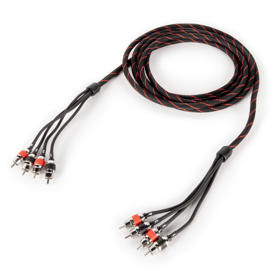 MTX TL317-4 ThunderLink 3-Series 4 Channel 17ft RCA Cable Hi-Flex OFC Wire