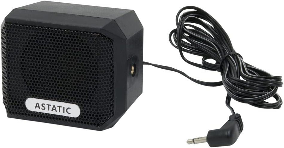 Astatic 302-VS4 TM Classic External CB Radio 5 Watts Speaker and 10 Feet Power Cord