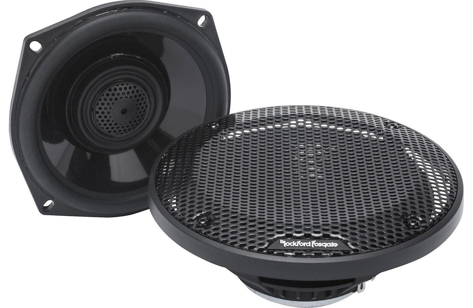 Rockford Fosgate TMS5 5.25 Inch Speakers Rear Tourpak Location Compatible with HD 98-13