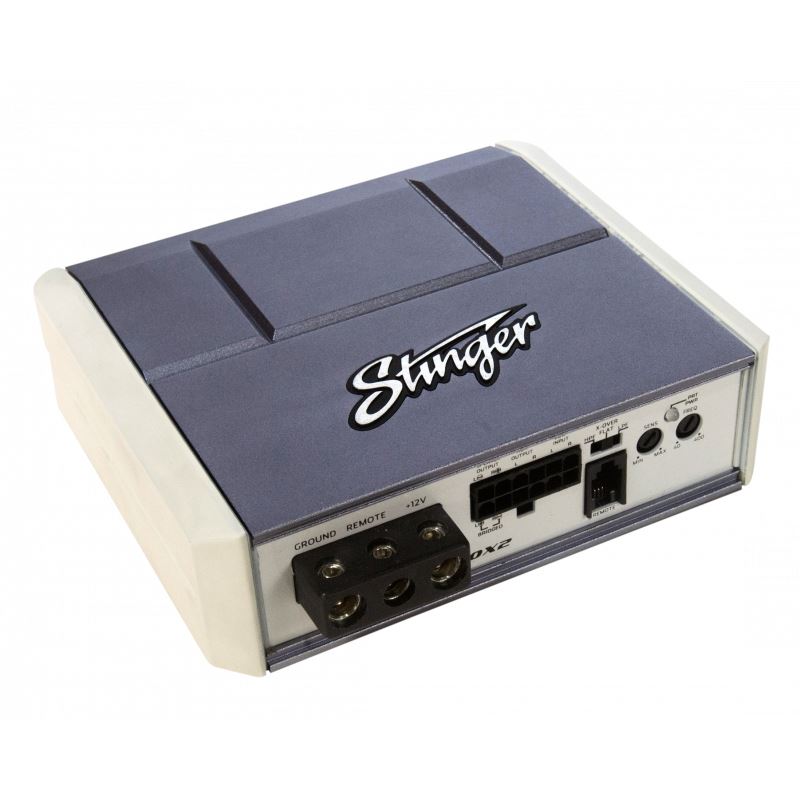 Stinger SPX350X2 Full Range Class D Micro 2 Channel Powersports Amplifier 350 Watt