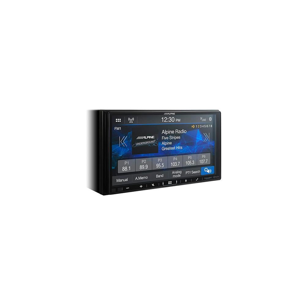 Alpine iLX-407 7" Shallow HD-Display Radio Stereo 4v Audio BT CarPlay SiriusXM