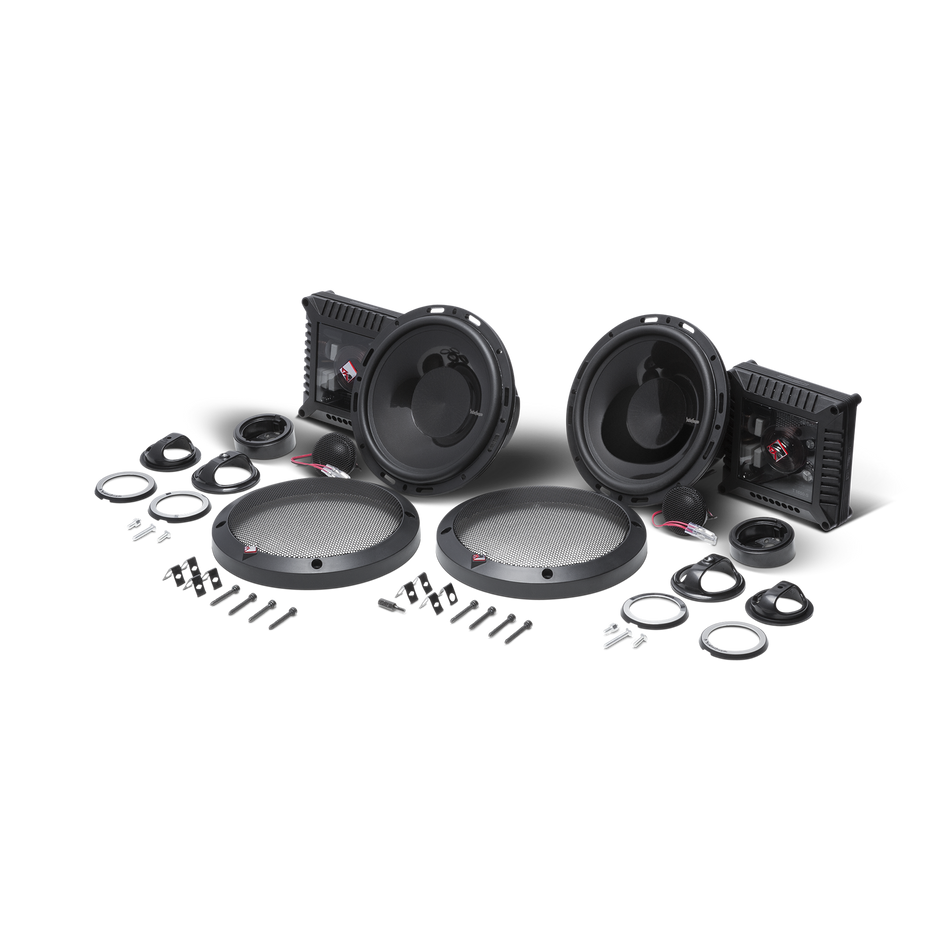 Rockford Fosgate T1650-S Component System 6.5 In 2 Way Aluminum Voice Coil