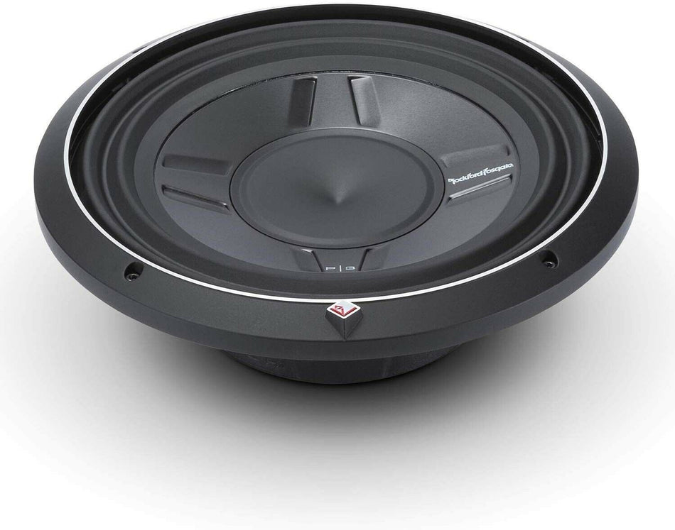 Rockford Fosgate P3SD2-10 Punch 2 Ohm Dual Voice Coil 10 Inch Slim Subwoofer