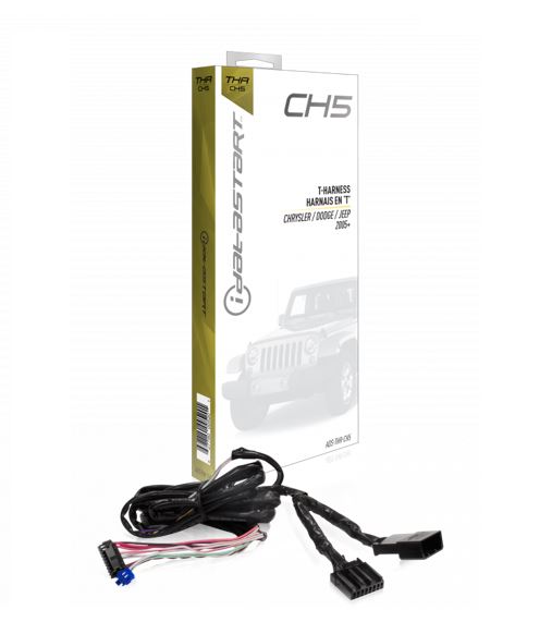 iDatastart ADSTHRCH5 Remote Start T Harness Installation Kit Compatible with Chrysler