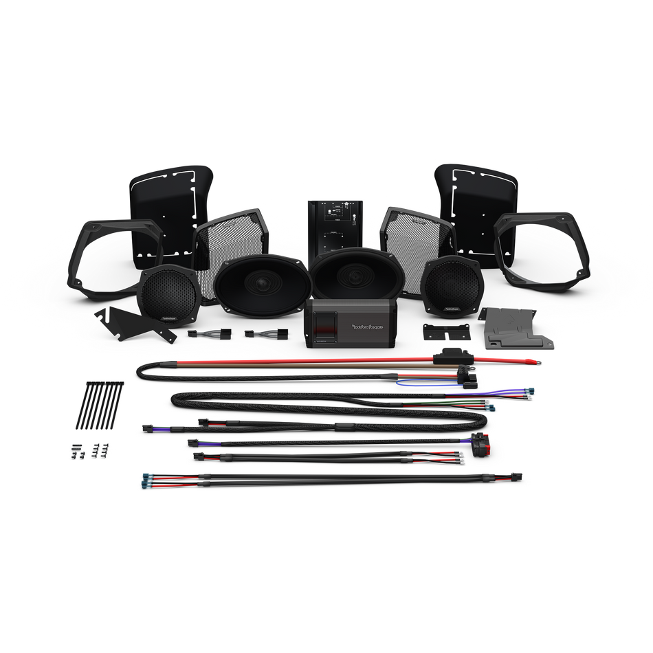 Rockford Fosgate HD9813SG-STG3 Stage 3 Audio Kit Fits For Harley Davidson 98-13