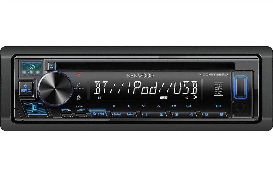 Kenwood KDC-BT282U CD Receiver Stereo Hands-Free Calling 13-Digit LCD Display