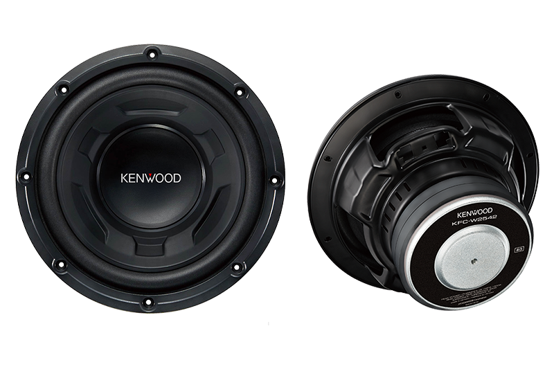 Kenwood KFC-W2542 10" Subwoofer 300W RMS Power 4-Ohm Single Voice Coil