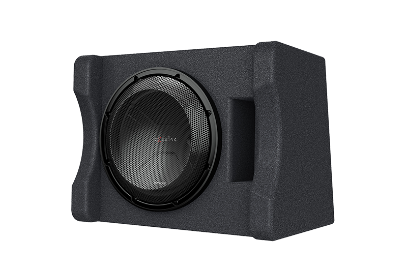 Kenwood P-XW1241S Enclosed Non-Powered 12 Inch Subwoofer 2000W Peak Power Black