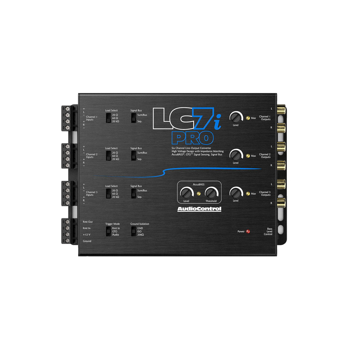 AudioControl LC7i PRO 6-Channel Line Output Converter with AccuBASS & ACR-1 - view 3