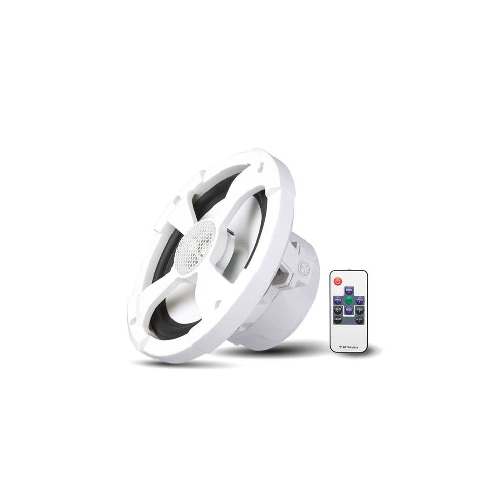 PowerBass XL-62M 6.5 Inch Marine Grade Speakers with RGB Illumination Lights